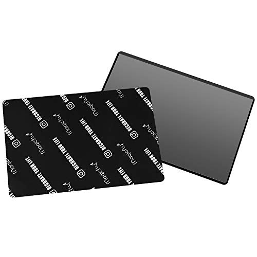 Magicfly Pack of 15 Magnetic Picture Frame with Clear Pocket, 4 x 6 Inches Refrigerator Photo Holder for Fridge Office Cabinet Locker, Black Magicfly