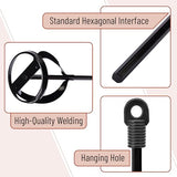 Bates- Paint Mixer, 1 to 3 Gallon Buckets, Black Mud Mixer, Paint Stirrer for Drill, Paint Mixer for Drill, Drill Mixer Attachment, Paint Mixer Drill Bates Choice