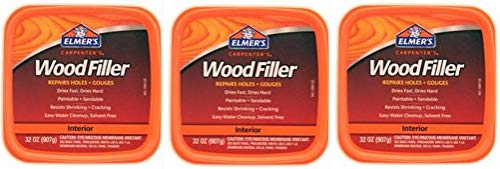 Elmer's E842L Carpenter's Interior Wood Filler, 32 Oz, Pack of 3 - WoodArtSupply