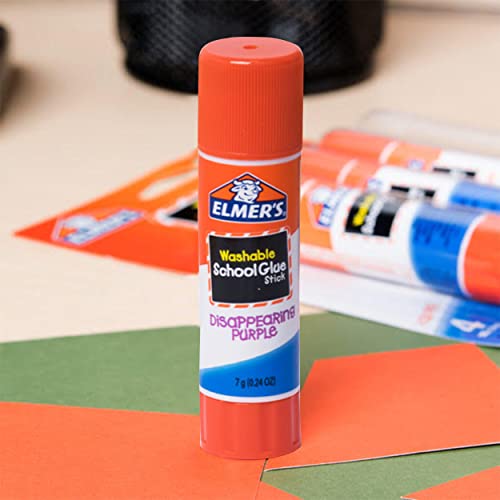 The Mega Deals Elmers Glue Sticks 6 Count Glue Sticks Bulk 0.77 Ounce Purple Glue Stick - School Supplies for Kids, Liquid School Glue The Mega Deals