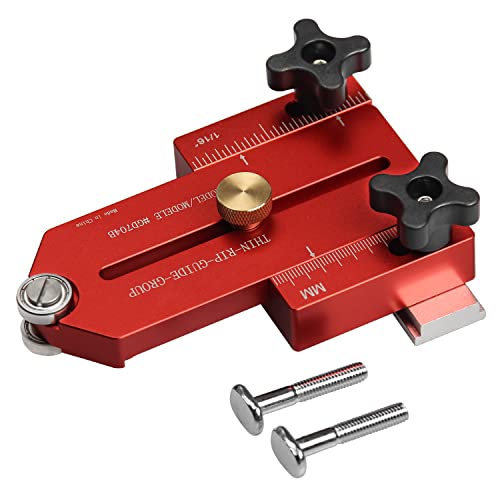 DDWT Extended Thin Rip Jig Table Saw Jig Guide for Repeat Narrow Strip Cuts Works with Saw Router Table Band Saw - Extended Version DDWT