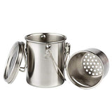 MYARTOOL Paint Brush Washer, Portable Leak-Proof Brush Cleaner with Lid and Filter Screen, 3-1/4" tall x 3" dia. MYARTOOL