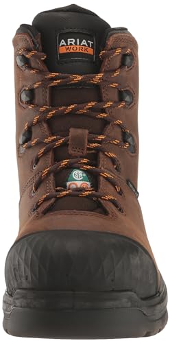 Ariat Men's Turbo Outlaw 6" CSA Waterproof Carbon Toe Work Boot - Rich Brown, 11 Medium ARIAT