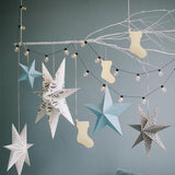 ARTIBETTER 50pcs Wooden Stocking Cutouts Unfinished Christmas Ornaments Hanging Pendant Christmas Stocking for DIY Crafts Decoration,Christmas Tree ARTIBETTER