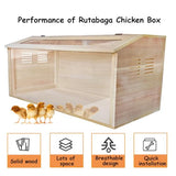 Wooden Chicken brooder Box Quail rutinChick brooder,Chicken Bedding for coop Chicken brooder Box Baby Chicken coop Heater Supplies Indoor Chicken Dddzerong