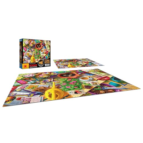 Cra-Z-Art - RoseArt - Kodak Premium Cork - Inside The Gardener's Shed - 1000 Piece Jigsaw Puzzle