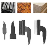 Rust Removing Tool, 4 Pcs Rust Removing Brush Shovel Set Nylon Wire Abrasive Brushes Reciprocating Blade Sabre Saw Cleaning Tool, Abrasive Cup Hilitand