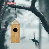 Humming Bird Houses for Outside Hanging Wooden Hummingbird Nest for Garden 3Pack LOTKEY