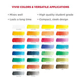 SAKURA Koi Pocket Field Sketch Kit - Watercolor Sets for Painting On the Go - 30 Colors - 1 Water Brush - 1 Sponge - 1 Mixing Palette SAKURA