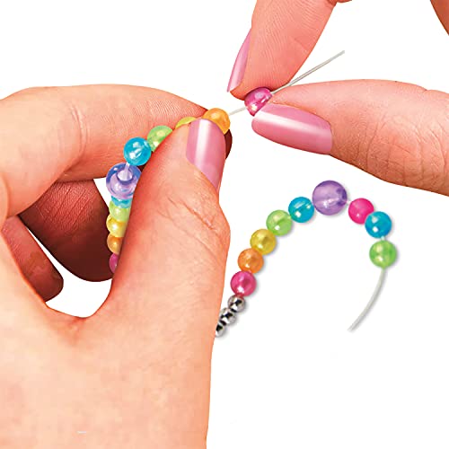 Shimmer 'n Sparkle Charm & Bead Bracelet Maker by CRA-Z-Art – DIY Beaded Charm Friendship Bracelet Making Kit Cra-Z-Art