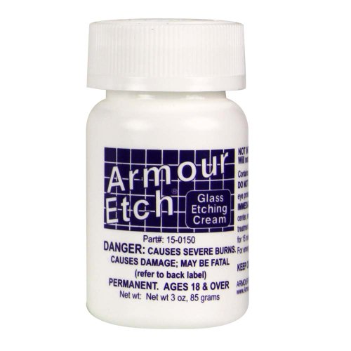 Armour Etch Glass Etching Cream (2.8oz) Armour Etch