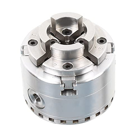 Findmall 2-3/4 Inch 4 Jaw Self-Centering Keyed Lathe Chuck Set Wood Lathe Chuck with 1-Inch x 8TPI Thread findmall