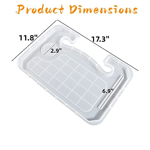 JEYUQAXY Steering Wheel Tray Resin Molds, DIY Resin Epoxy Casting Craft Car Table Mount Steering Wheel Tray Desk for Laptop & Food JEYUQAXY