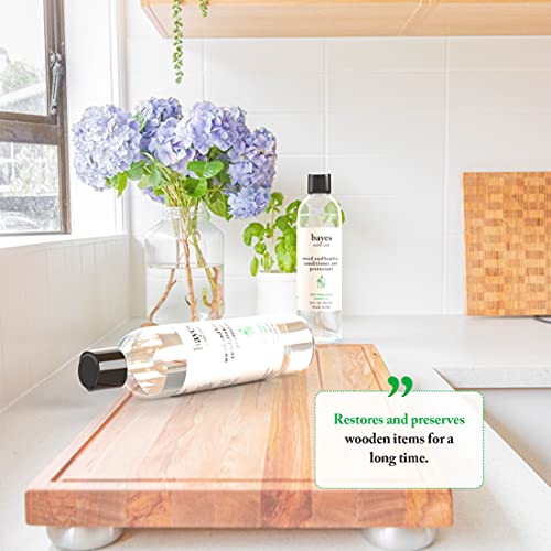 Bayes Food Grade Mineral Oil for Cutting Board - Mineral Oil Food Grade for Bamboo, Teak & Wood Conditioner and Protectant - Cutting Board Oil Food