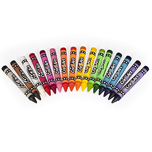 Cra-Z-Art Jumbo Washable Crayons, Assorted Colors, Pack Of 16 Crayons Cra-Z-Art