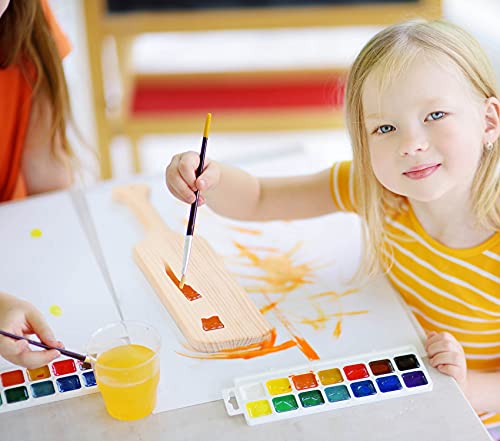 BATTIFE 2Pack 15 Inch Greek Fraternity Paddle, Unfinished Solid Pine Wood Paddles, Wooden Sorority Frat Paddle for Arts Crafts BATTIFE