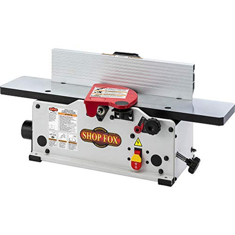 Shop Fox W1876 6" Benchtop Jointer with Spiral-Style Cutterhead Shop Fox