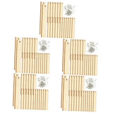 COHEALI 5 Sets Blank Wood Earrings Pendants Blank with Hole Wood Blanks Unfinished Earring Pendants Wood Earring Making kit Earring Making Supplies COHEALI
