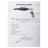 KUNTEC Air Needle Scaler Rust Weld Slag Removal Tool KUNTEC