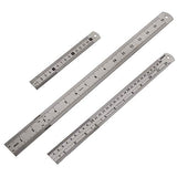 3 Pack Stainless Steel Ruler 16 inch 6 inch and 12 inch Metal Ruler Kit with Conversion Table Metric Straight Edge Linear Measurement Ruler SAMLOO