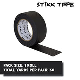 STIKK Painters Tape - 1pk Black Painter Tape - 2 inch x 60 Yards - Paint Tape for Painting, Edges, Trim, Ceilings - Masking Tape for DIY Paint STIKK