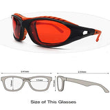 JILERWEAR Professional 180nm-540nm OD 6+ Violet/Blue/Green Laser Safety Glasses for 405nm, 445nm, 450nm,473nm, 532nm Laser Lightweight and Fashion JILERWEAR