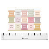 Mr. Pen- Bible Tabs, 75 Tabs, Boho Theme, Laminated Bible Tabs for Women and Men, Bible Tabs for Study Bible, Bible Index Tabs, Bible Book Tabs, Mr. Pen