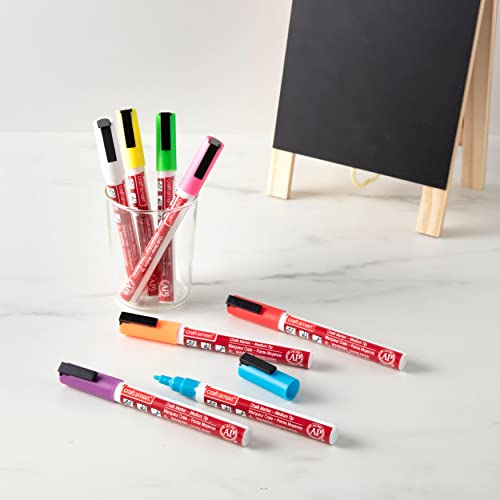 Craft Smart Fluorescent Medium Tip Chalk Marker Set Craft Smart