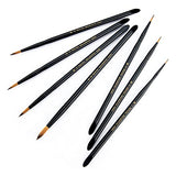 Majestic Royal and Langnickel Short Handle Paint Brush Set, Round, 7-Piece Majestic