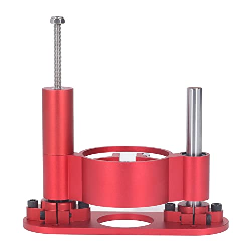 Adjustable Router Lift for Woodworking Universal Trimming Machine,Aluminum Under Lifting Table Router Base for Router Table Insert Base Plate with PerGar