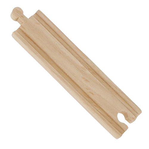 Wooden Train Track 52 Piece Set - 18 Feet Of Track Expansion And 5 Distinct Pieces - 100% Compatible with All Major Brands Including Thomas Wooden Right Track Toys