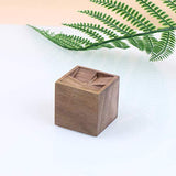 EXCEART 1PC Essential Oil Wooden Diffuser, Portable Natural Aromatherapy Diffuser, Wood Diffuser, Essential Oil Diffuser for Bedroom Office (Square EXCEART