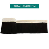 2 PCS 100mm Dust Shoe Brush, 1M Length CNC Vacuum Brush, Vacuum Cleaner Engraving Machine Dust Cover for CNC Router Spindle Motor HNBun