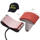 FAJIA Heat Press Hat Attachment, Hat Cap Press Mat Pad Heating Transfer Attachment Silica Gel 5.5x3 Inch 220V for Heat Press Machine Hat Heating FAJIA