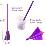 Resin Mixer Paddles,12 PCS Drill Mixing Attachment,Reusable Paint Mixer for Drill, epoxy drill paddles drill mixer Drill Attachment Resin Molds RF REENFAYA