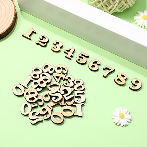 100PCS wooden craft letters small wood letters unfinished wood craft DIY