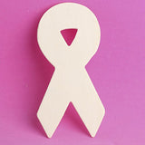 Factory Direct Craft Package of 12-Unfinished Wood Awareness Ribbon Cutouts Factory Direct Craft