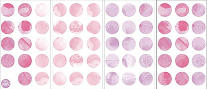 Wall Pops DWPK2466 Watercolor Dots Wall Art Kit, Pink 59 Count (Pack of 1) - WoodArtSupply