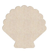 24" Sea Shell Unfinished Wood Cutout Shape Generic