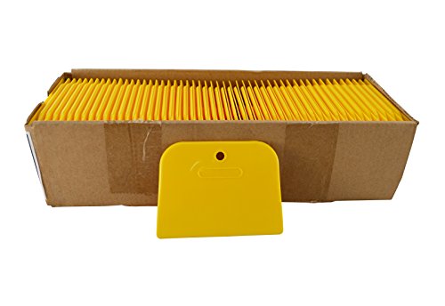 Astro Pneumatic Tool 4526 Yellow 4" Plastic Spreader, Box of 100,4 Inch - WoodArtSupply