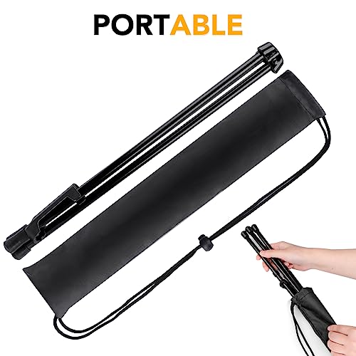 AROIC 14'' Tabletop Instant Display Easel, 6 pack Black Small Steel Portable & Adjustable Collapsible Table Tripod Easels Stand, for Canvas AROIC