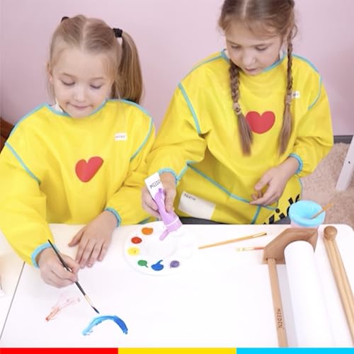 MEEDEN Kids Tabletop Paper Roll Dispenser, Solid Beech Wood with 3 Paper Rolls (12" x 75ft), Portable Art Painting Easel for Kids to Entertain, MEEDEN