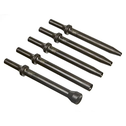 Mayhew Tools 32030 Pneumatic Round Head Riveter Set, Black Oxide Finish, 5-Piece Mayhew Tools