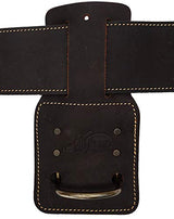 OX Tools Pro 4 Piece Carpenter Tool Belt, Construction Rig, Leather Tool Belt with Two Pouches, Hammer Holder, Tape Measure Pocket, Adjustable OX Tools