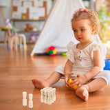 MAGICLULU 20pcs Wood Peg Doll Unfinished Wooden Dolls Blank Wooden Peg Dolls Natural Unpainted Wood Figures for Art Craft Painting DIY Projects MAGICLULU