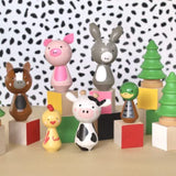 Unfinished Wood Craft Smokestacks, 2-1/4 Inch Unfinished Wood Train Part for Crafts, Pack of 6 Small Wooden Smokestacks by Woodpeckers Woodpeckers