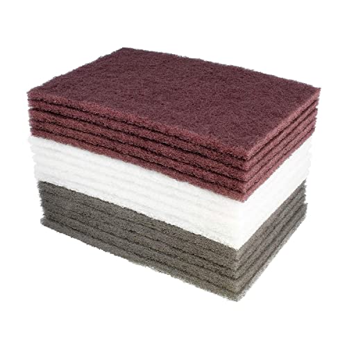 3M Scotch-Brite Scuff Pads (3M 07445/07447/07448 (5 Pads of Each)) 3M