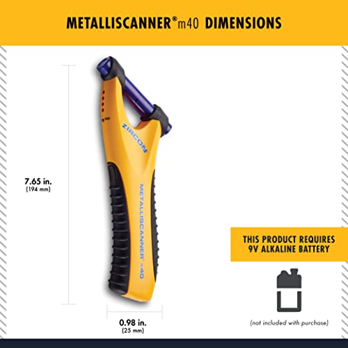 Zircon MetalliScanner m40 Handheld Electronic Metal Detector - WoodArtSupply