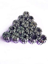 F.L.S 15Pcs ER11 Spring Collet Set For CNC Super Precision Milling tool Gripping Range 1mm,1.5mm,2mm,2.5mm,3mm,3.5mm,4mm,4.5 mm,5 mm,5.5 mm,6 mm,6.5 F.L.S