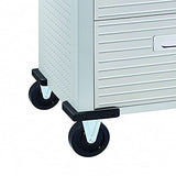 Seville Classics UltraHD Heavy Duty Rolling Cabinet Workbench Table w/Solid Wood Top, Workstation for Garage, Warehouse, Office, Workshop, 77" W x Seville Classics